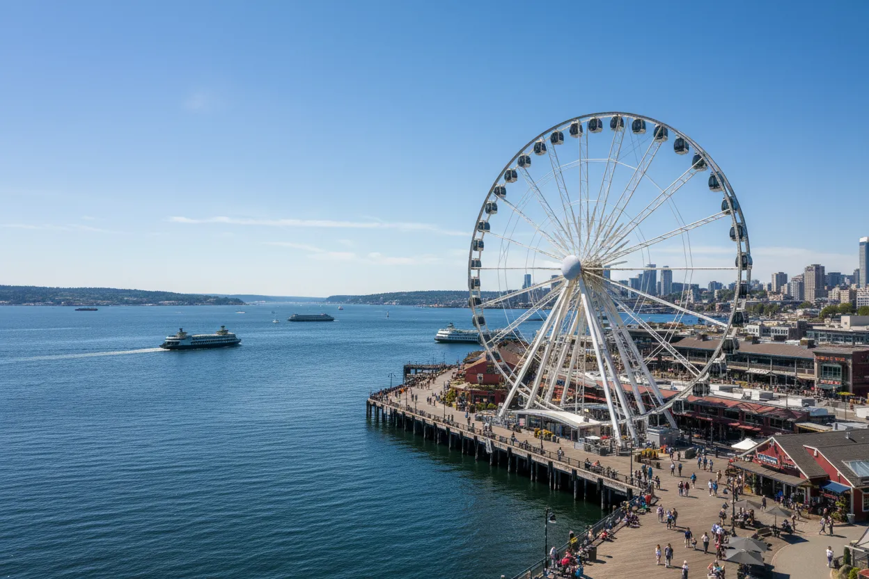 Riding the Seattle Great Wheel