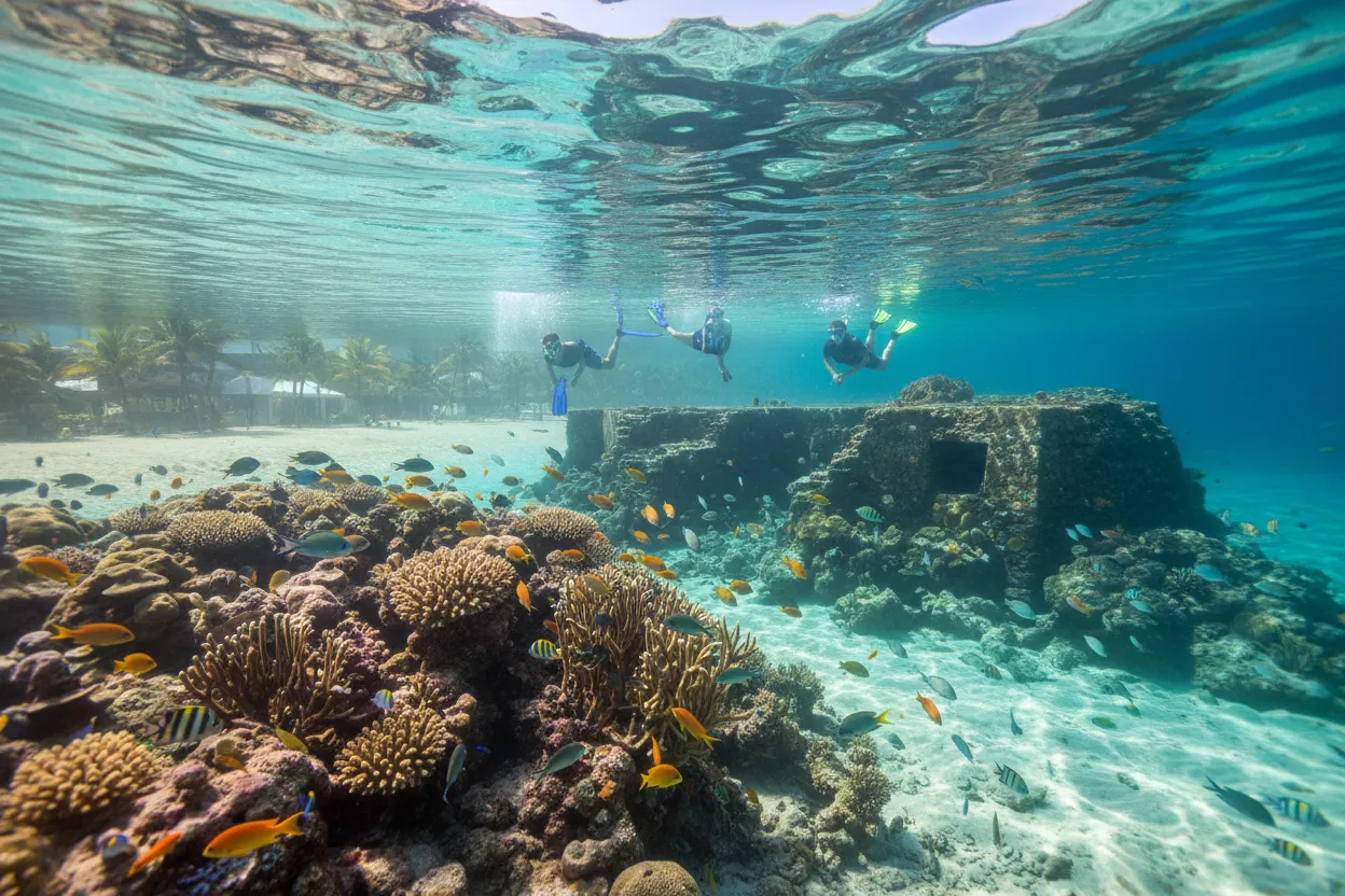 Snorkeling at Escambron Beach