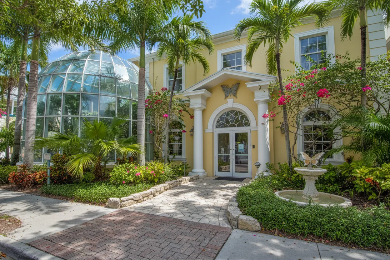 Nature and butterfly gardens in Key West with Cloud of Goods.