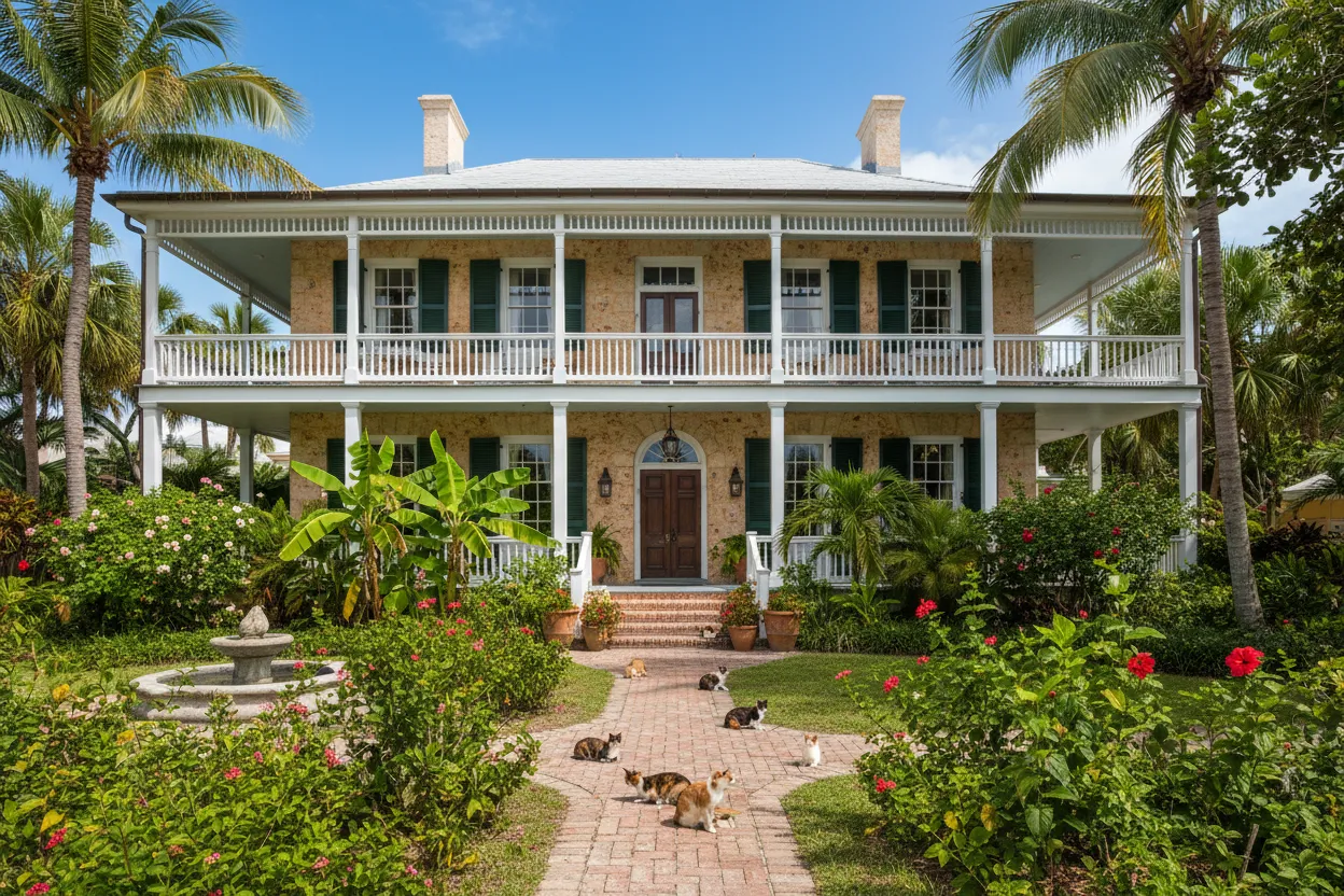 Historic homes in Key West with Cloud of Goods assistance.