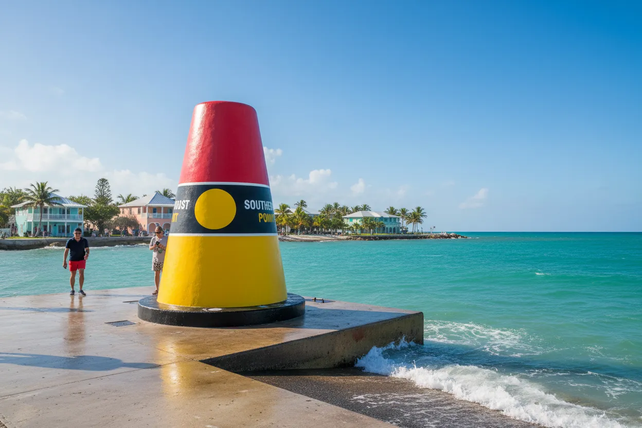 Iconic landmarks in Key West with Cloud of Goods equipment.