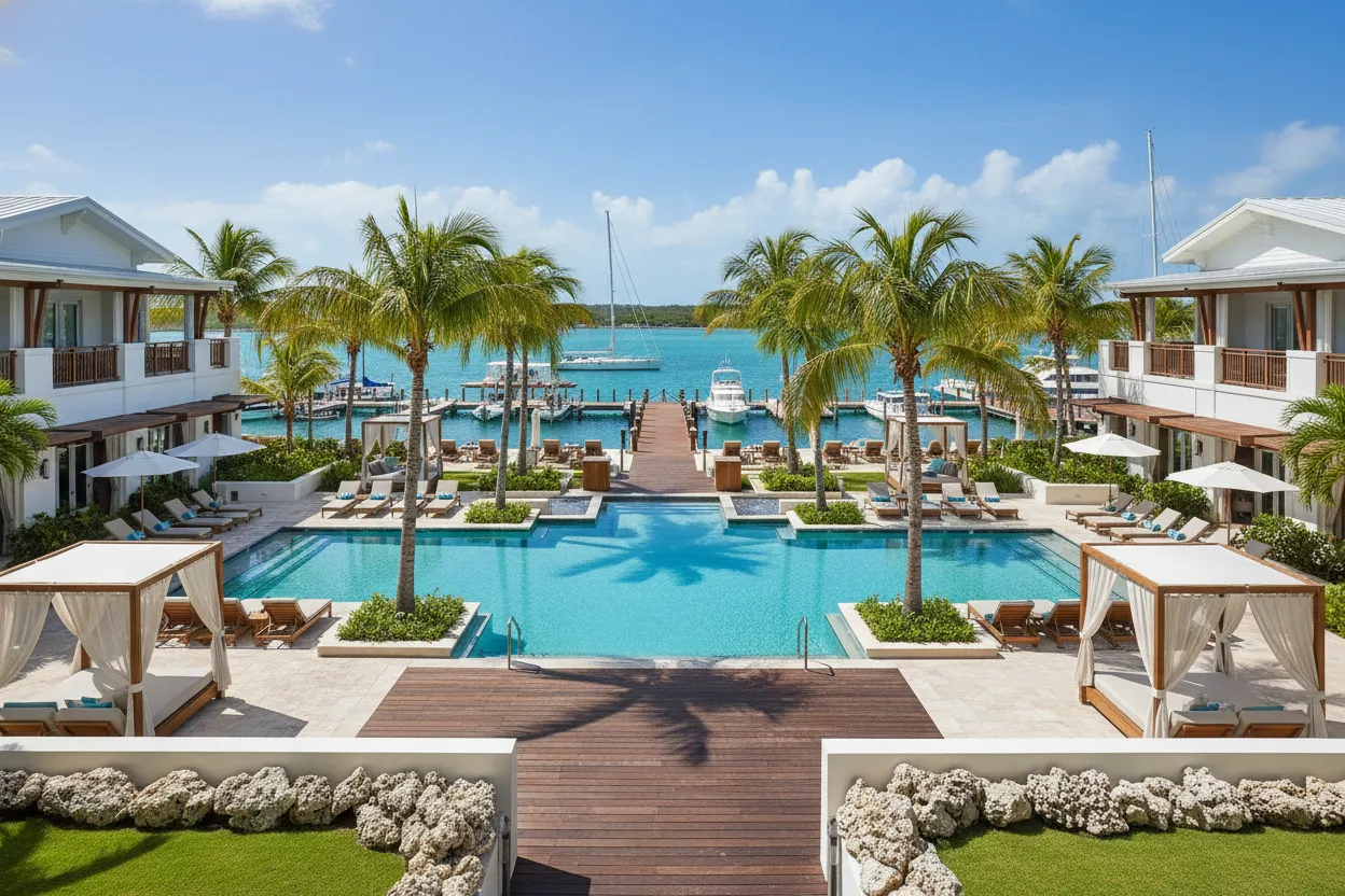 Luxury harbor resorts in Key West with Cloud of Goods delivery.