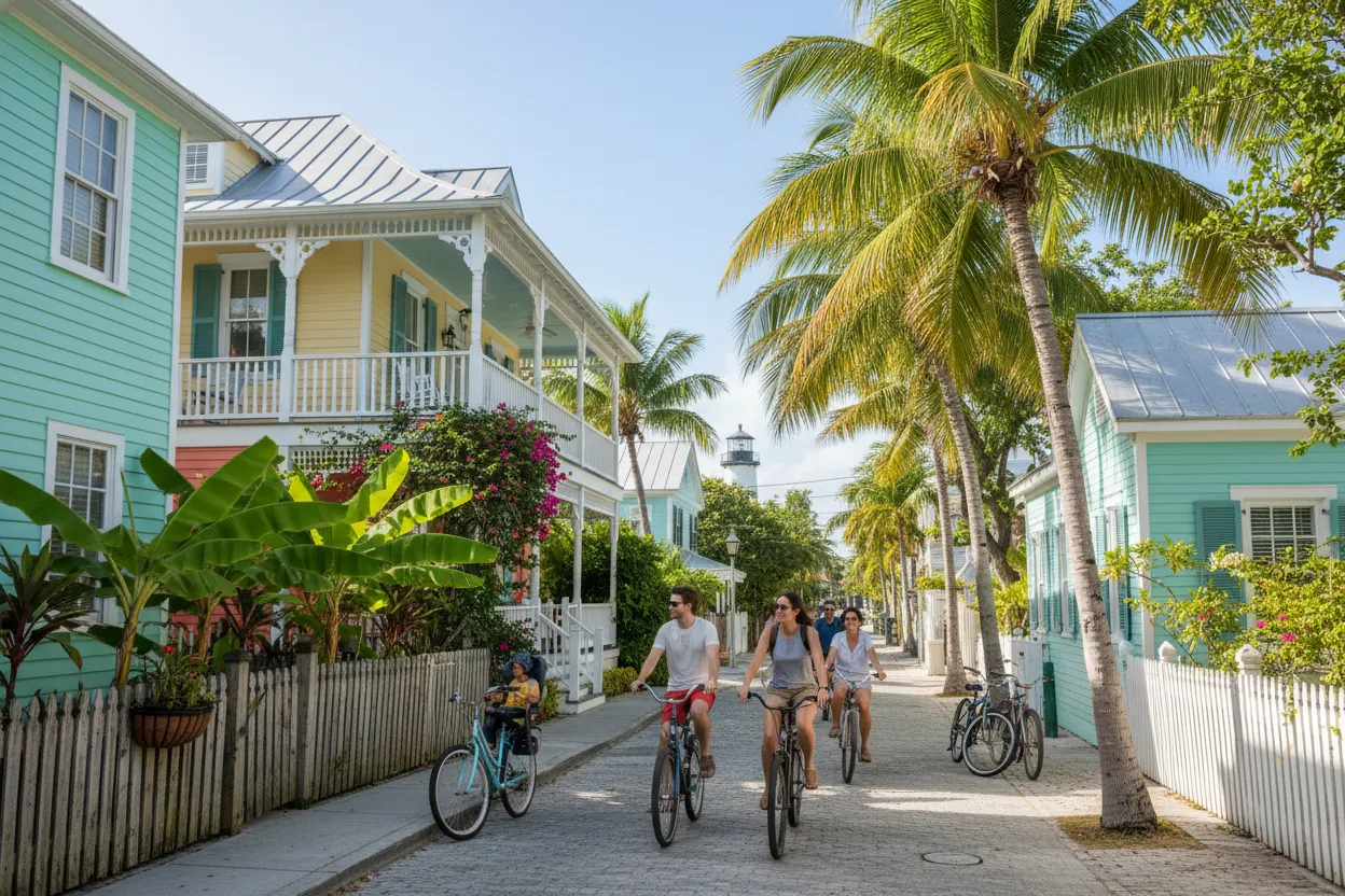 Biking Through Historic Old Town
