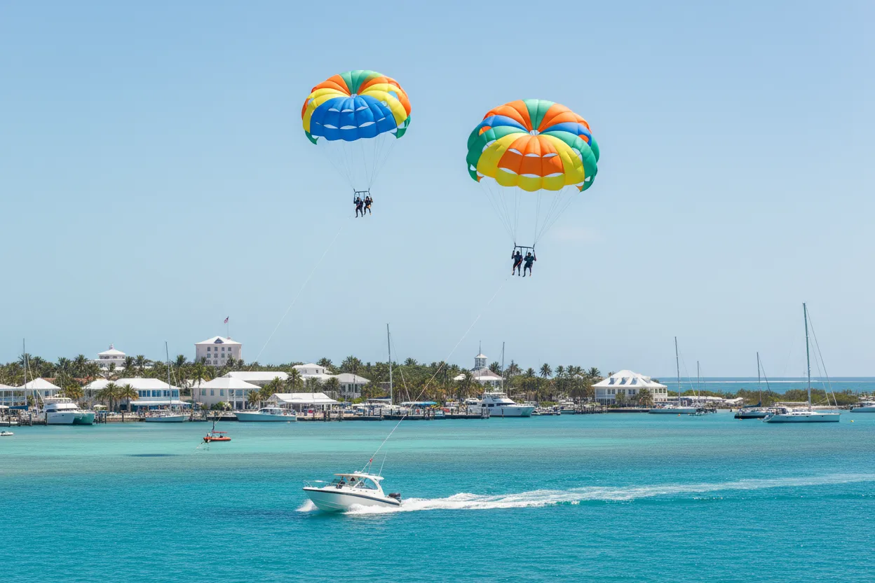 Parasailing in Key West Harbor