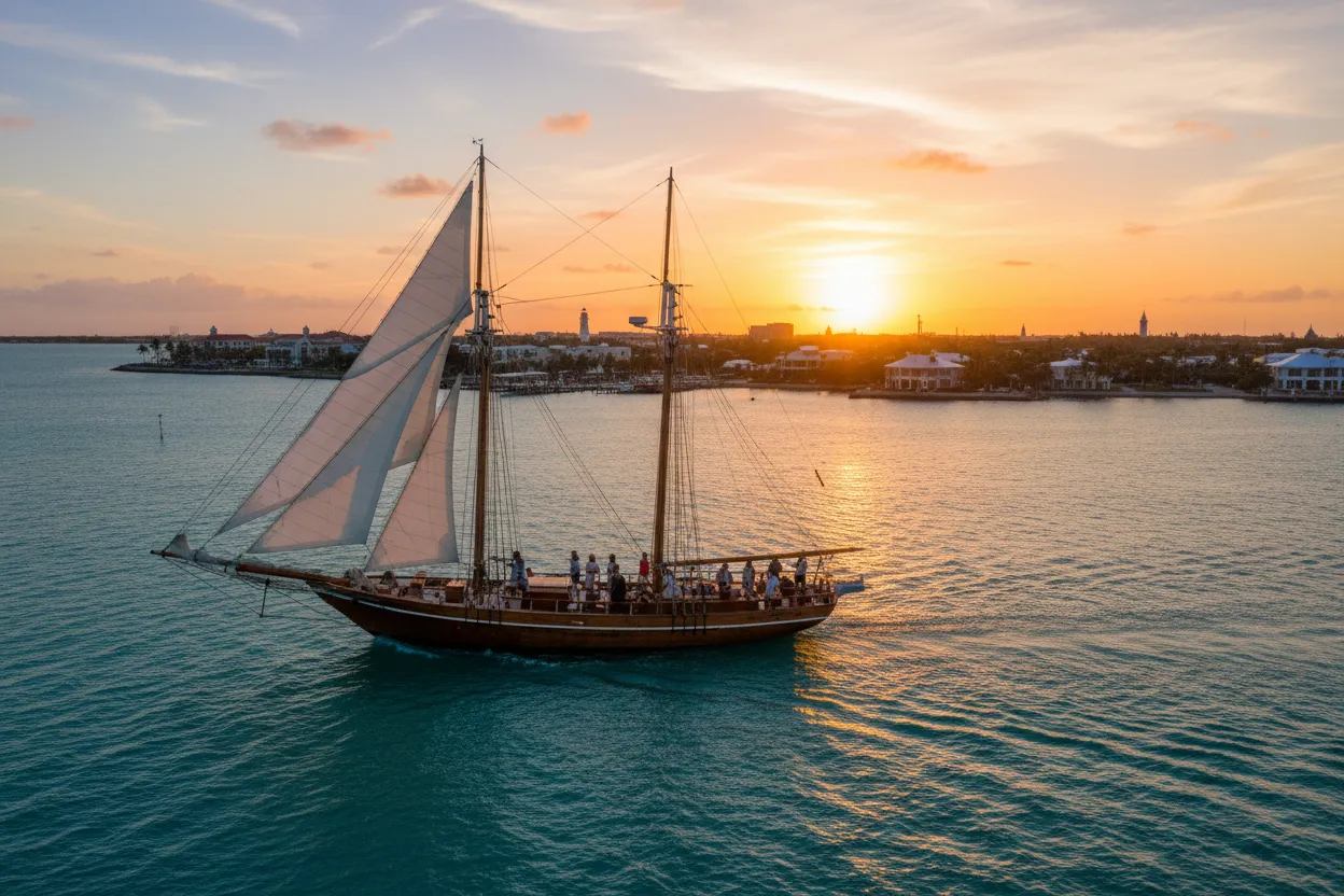 Sunset Sail on a Schooner