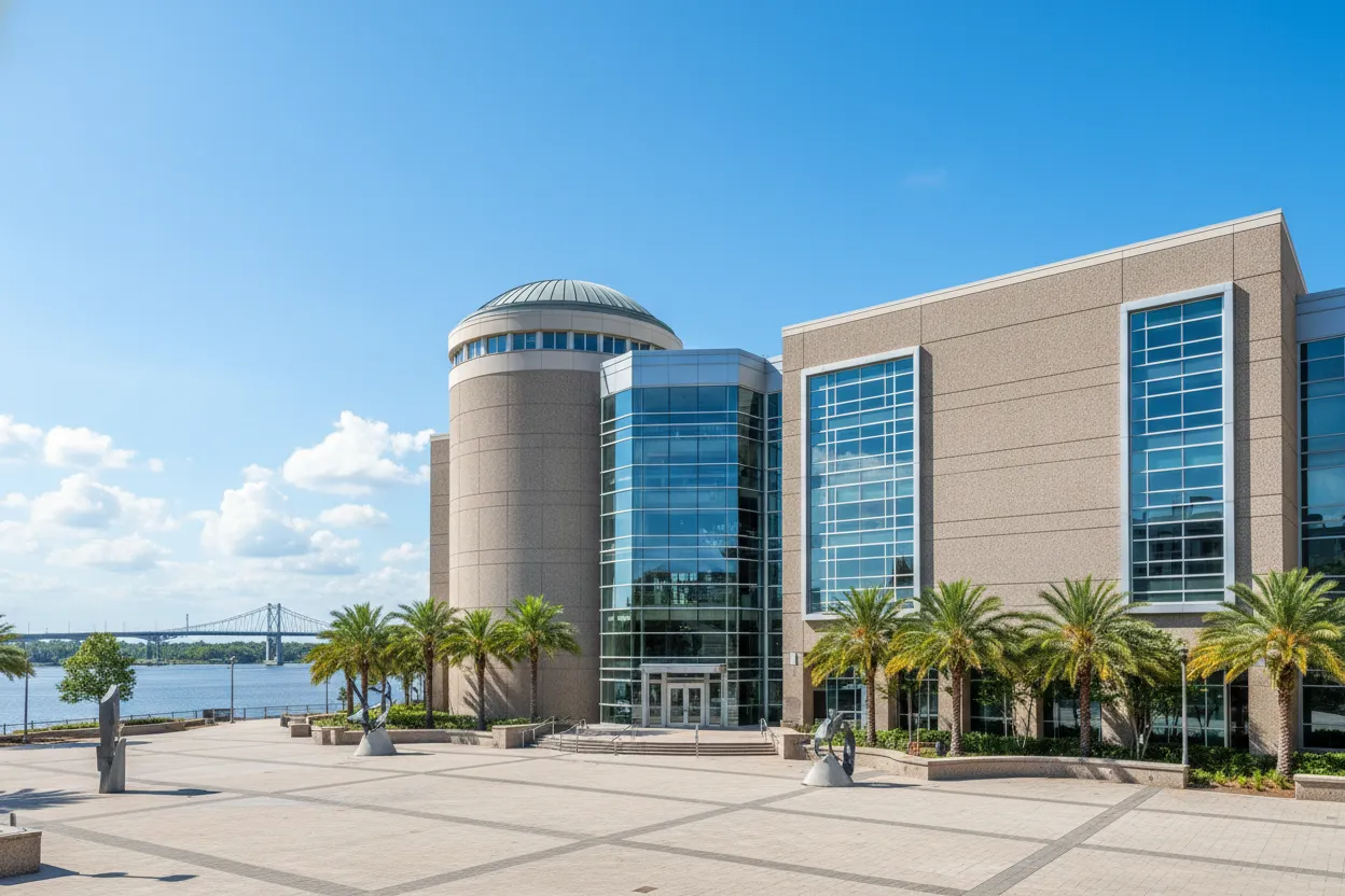 Engaging museum exhibits in Jacksonville with accessible visitor equipment.