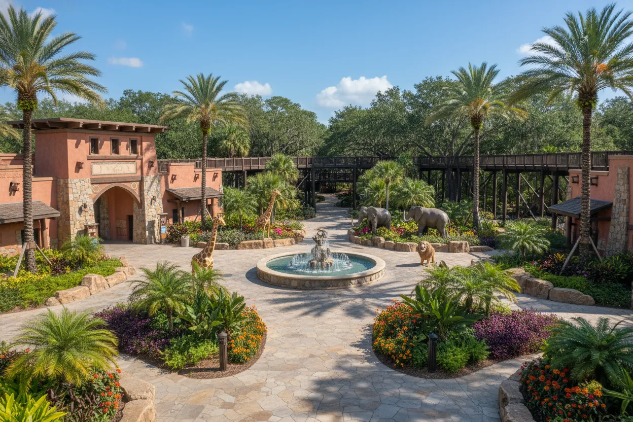 Lush botanical gardens in Jacksonville enjoyed with delivered mobility gear.