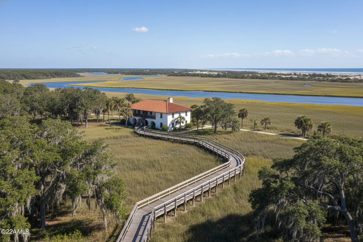 Serene wetland preserve in Jacksonville perfect for family outings with rentals.