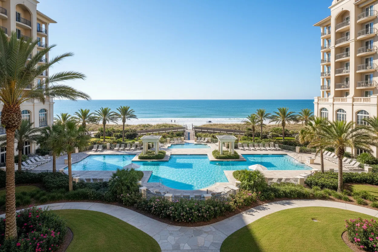 Lavish coastal hotel near Jacksonville providing exceptional guest accessibility.