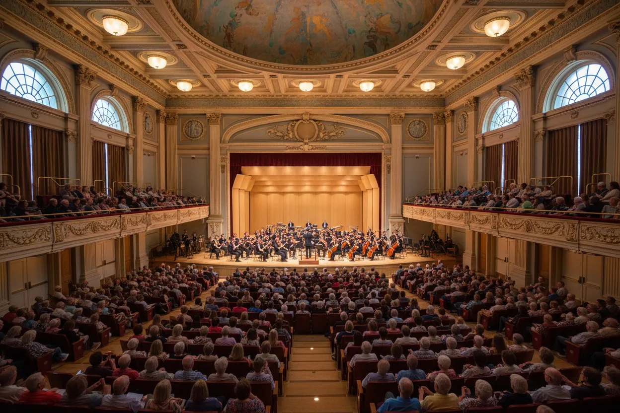 Enjoying a Concert at the Barbara B. Mann Performing Arts Hall
