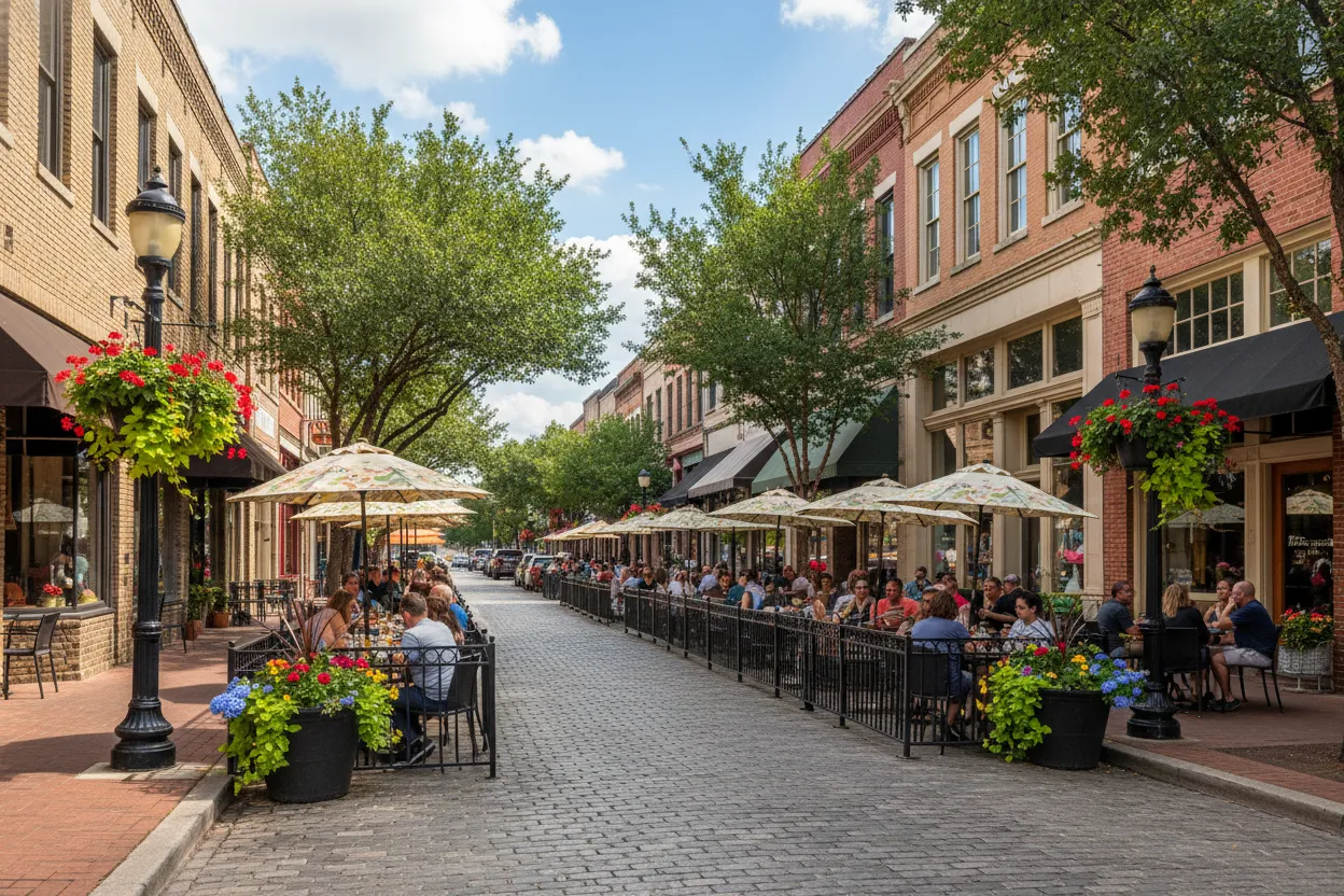 Dining in the Bishop Arts District
