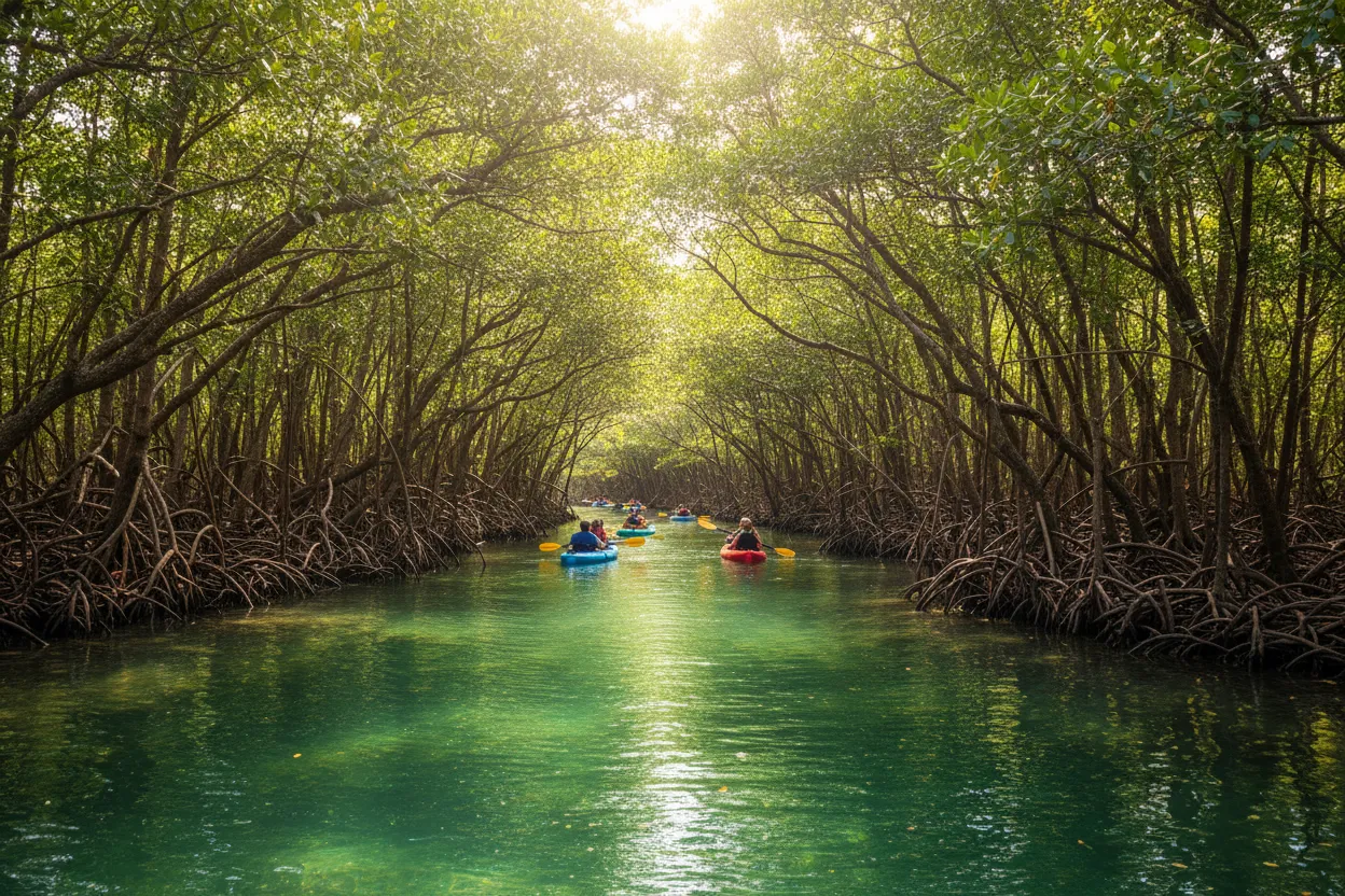 Kayaking in the Mangrove Tunnels