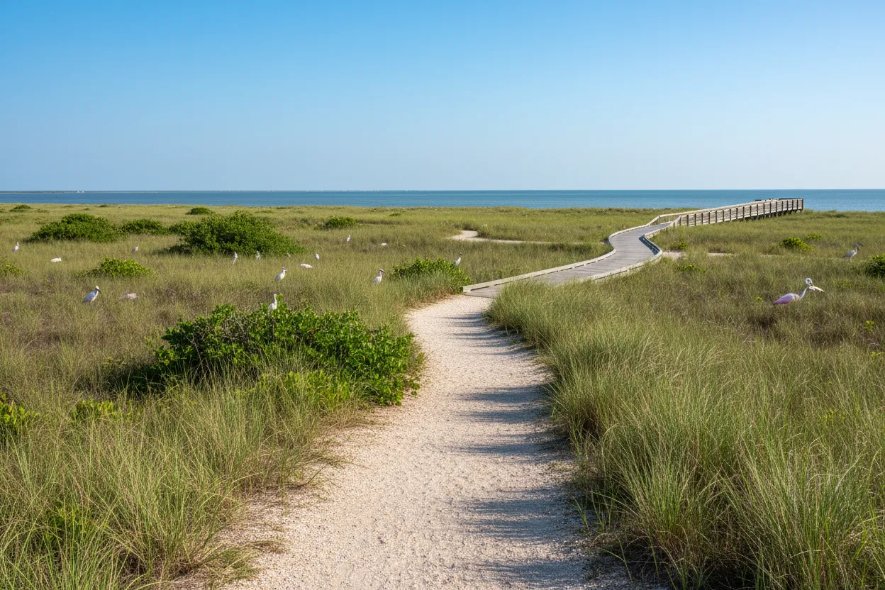 Galveston Island State Park Hiking