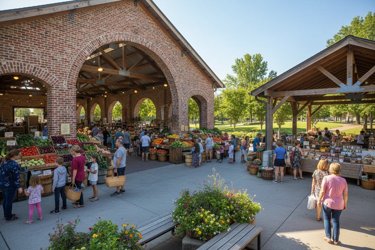 Nashville Farmers' Market Shopping