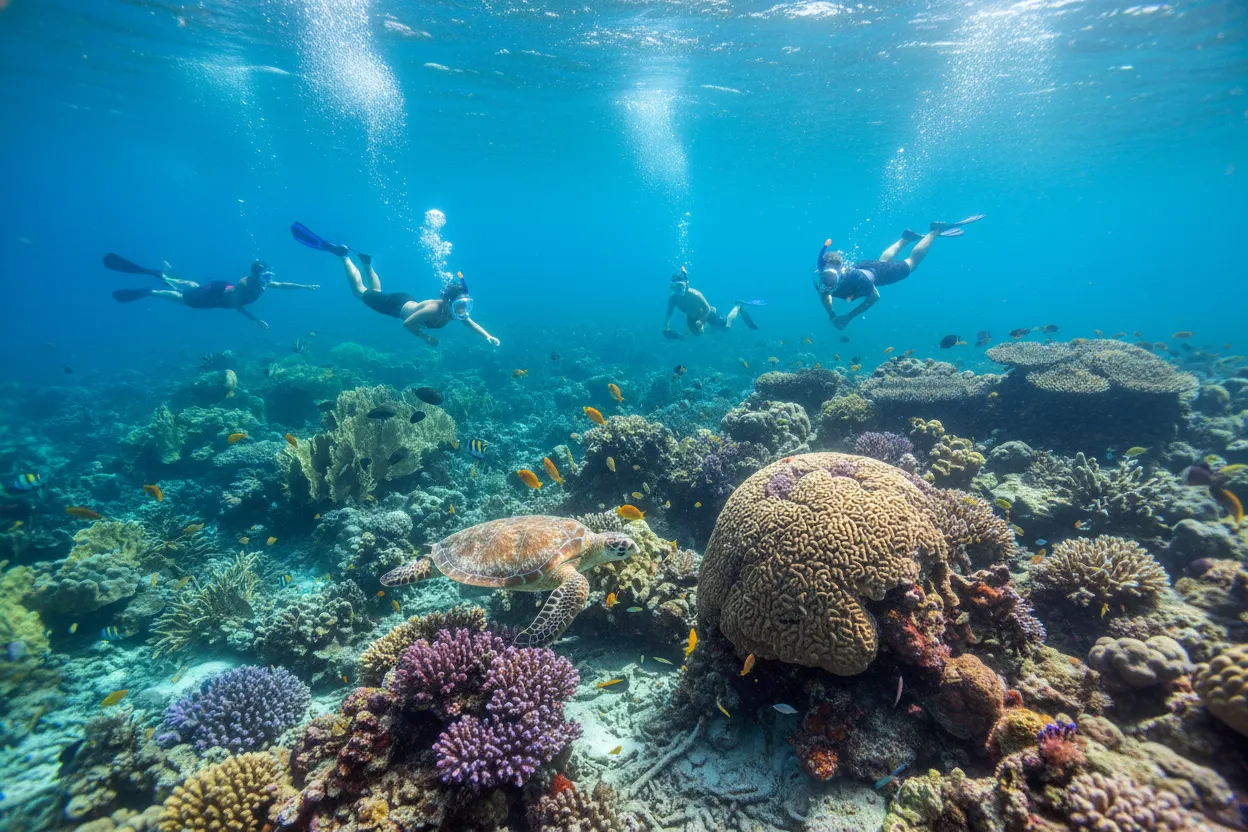 Snorkeling the Great Mayan Reef