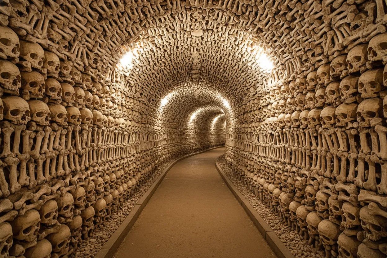 Paris Catacombs Exploration