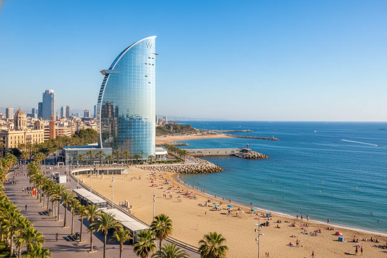 W Barcelona hotel deliveries by Cloud of Goods.