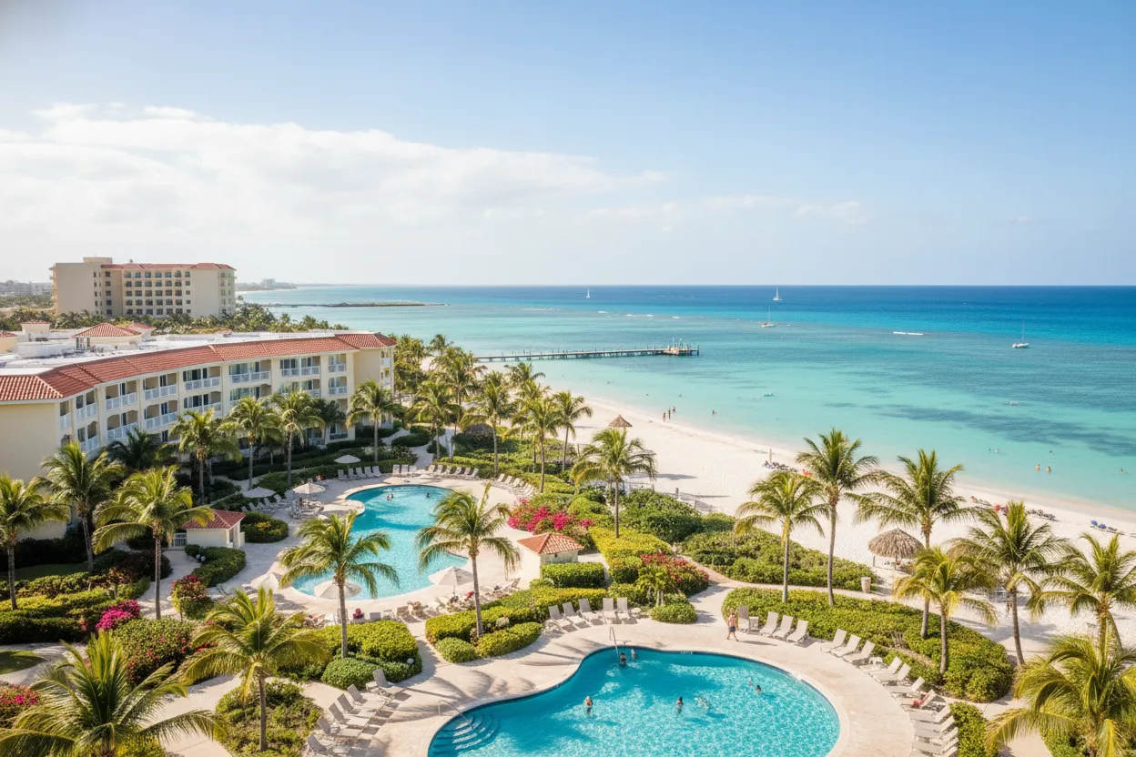 All-inclusive beachfront resort enhanced by Cloud of Goods in Nassau.