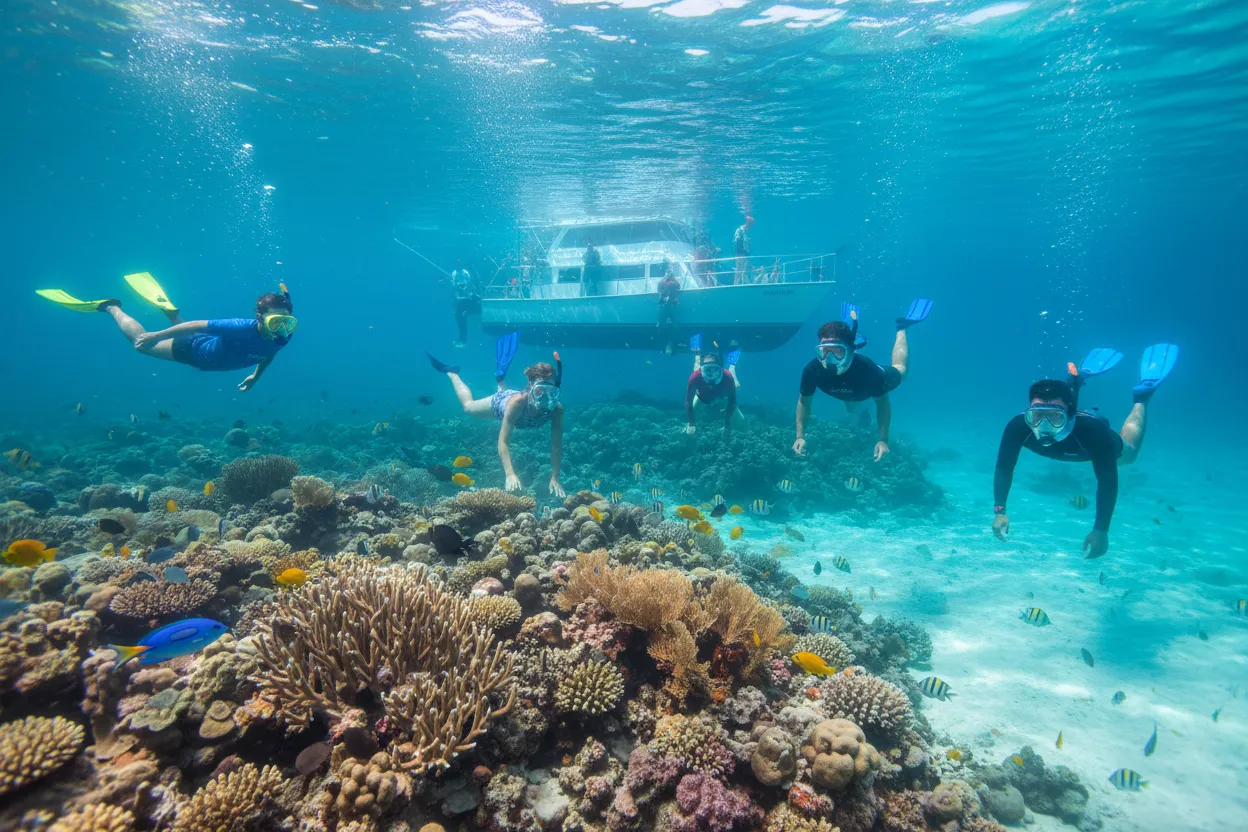 Snorkeling at Stuart Cove's