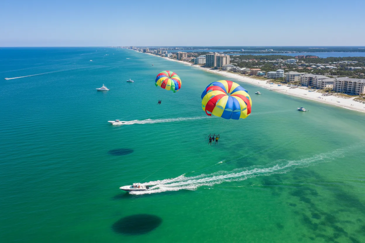 Parasailing Over the Gulf