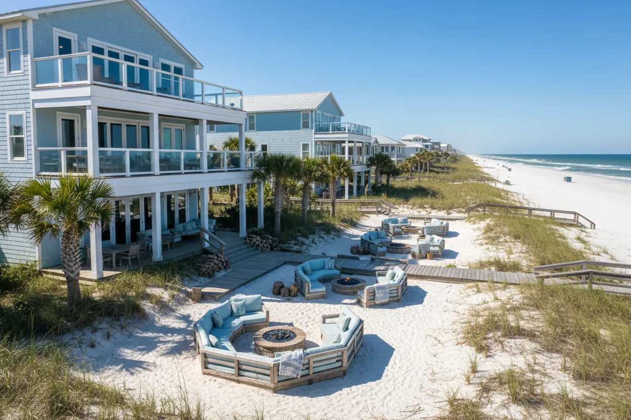 Beach Bonfires and Relaxation
