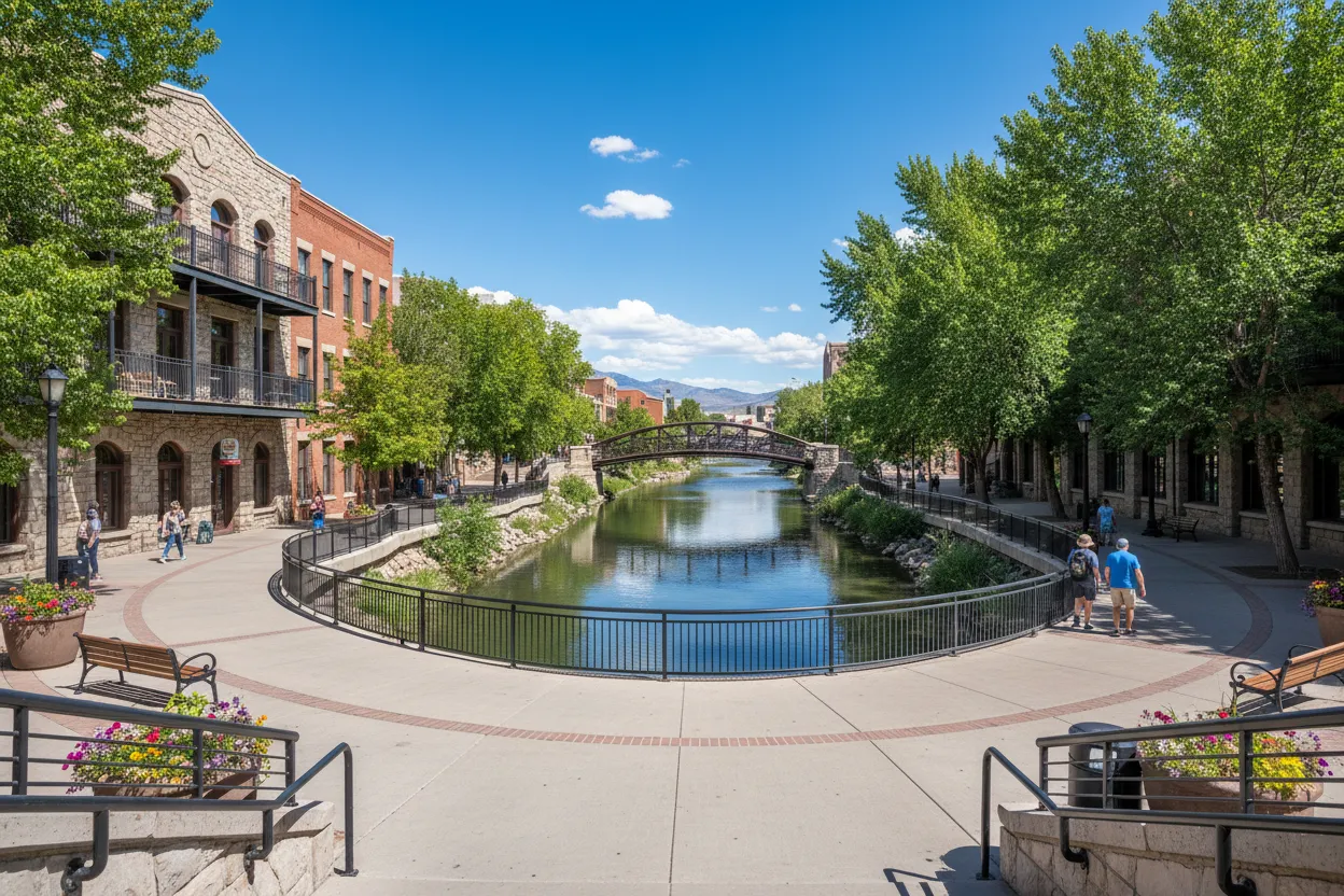 Strolling the Reno Riverwalk