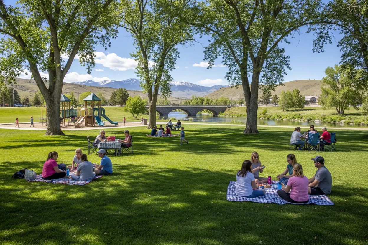Picnicking at Idlewild Park