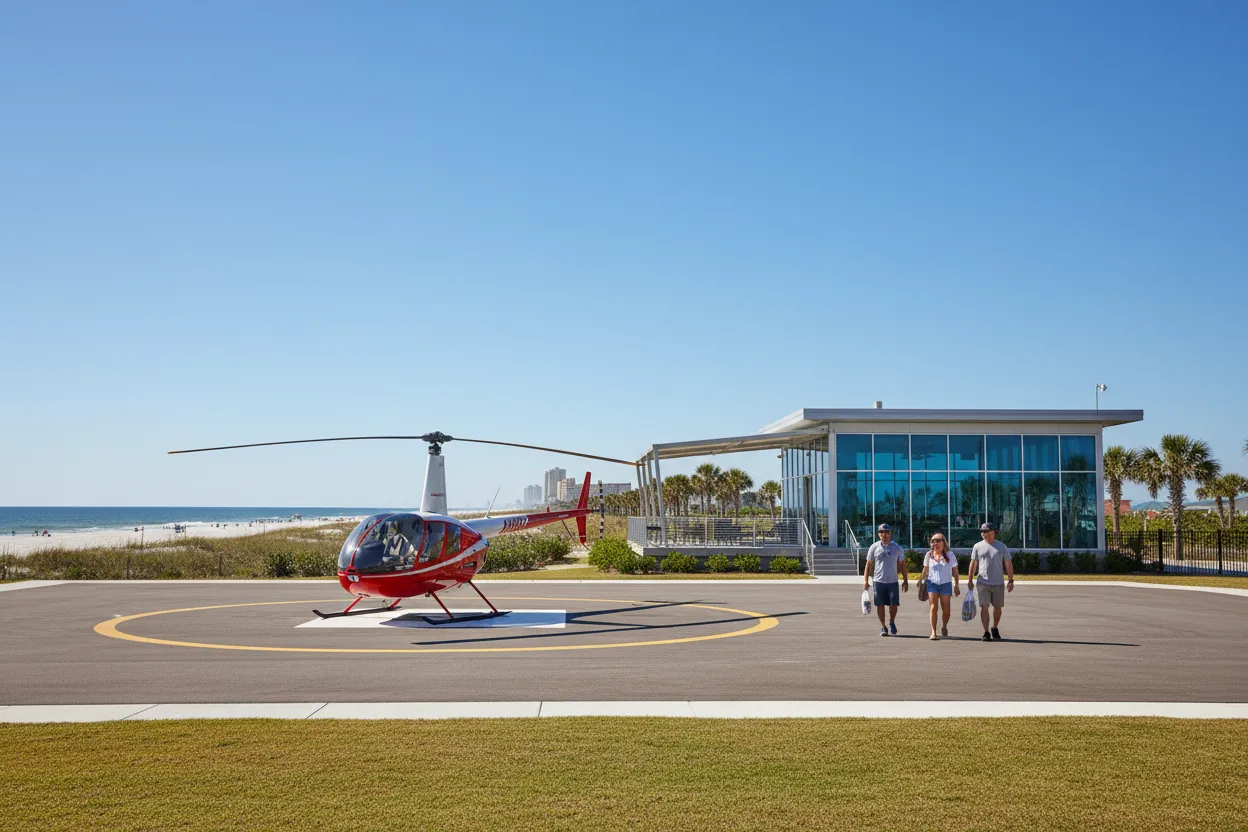 Taking a Helicopter Tour