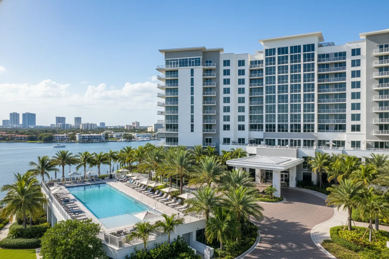 Wheelchair rentals delivered to The Ben hotel in Palm Beach.