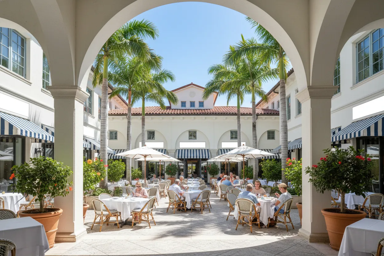 Dining at The Royal Poinciana Plaza