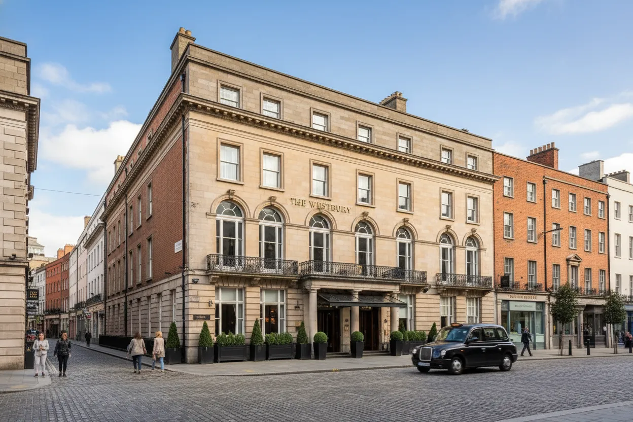 Glamorous Westbury hotel lounge featuring Dublin Cloud of Goods delivery