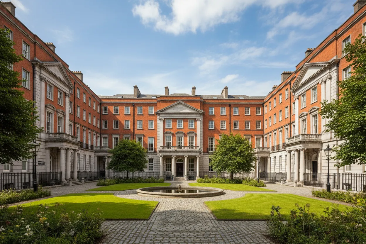 Elegant Merrion Hotel courtyard supported by Cloud of Goods Dublin