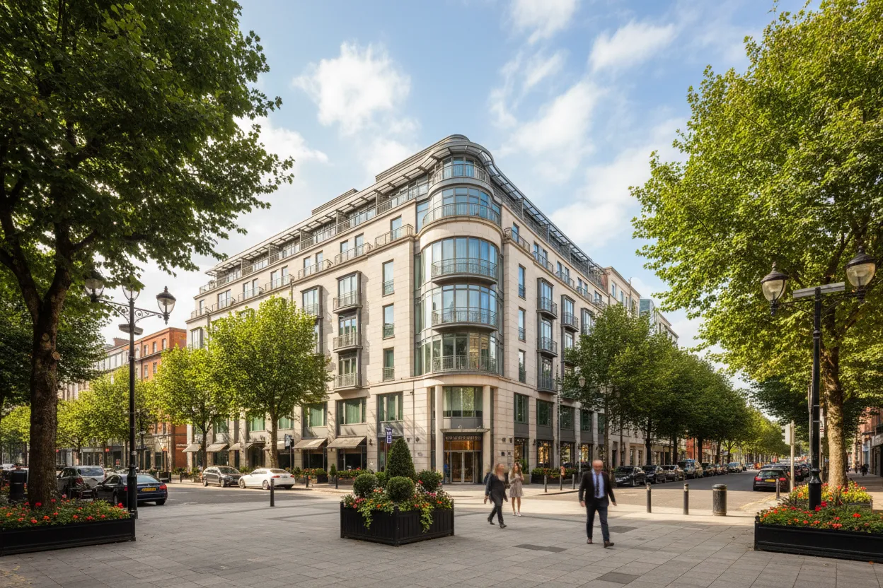 Modern Conrad Dublin exterior made accessible by Cloud of Goods