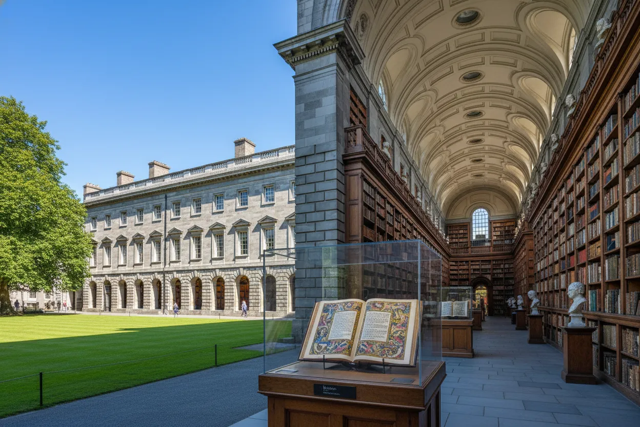 Stunning Trinity College library featuring Dublin Cloud of Goods delivery