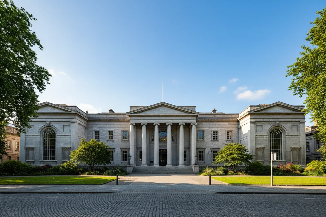 Spacious National Gallery of Ireland with Dublin Cloud of Goods delivery