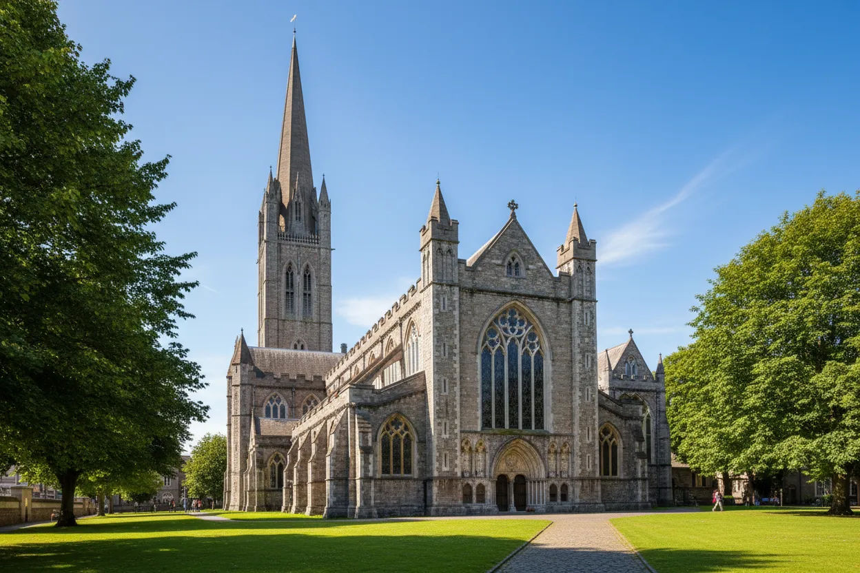 Beautiful St Patrick's Cathedral accessed with Cloud of Goods Dublin