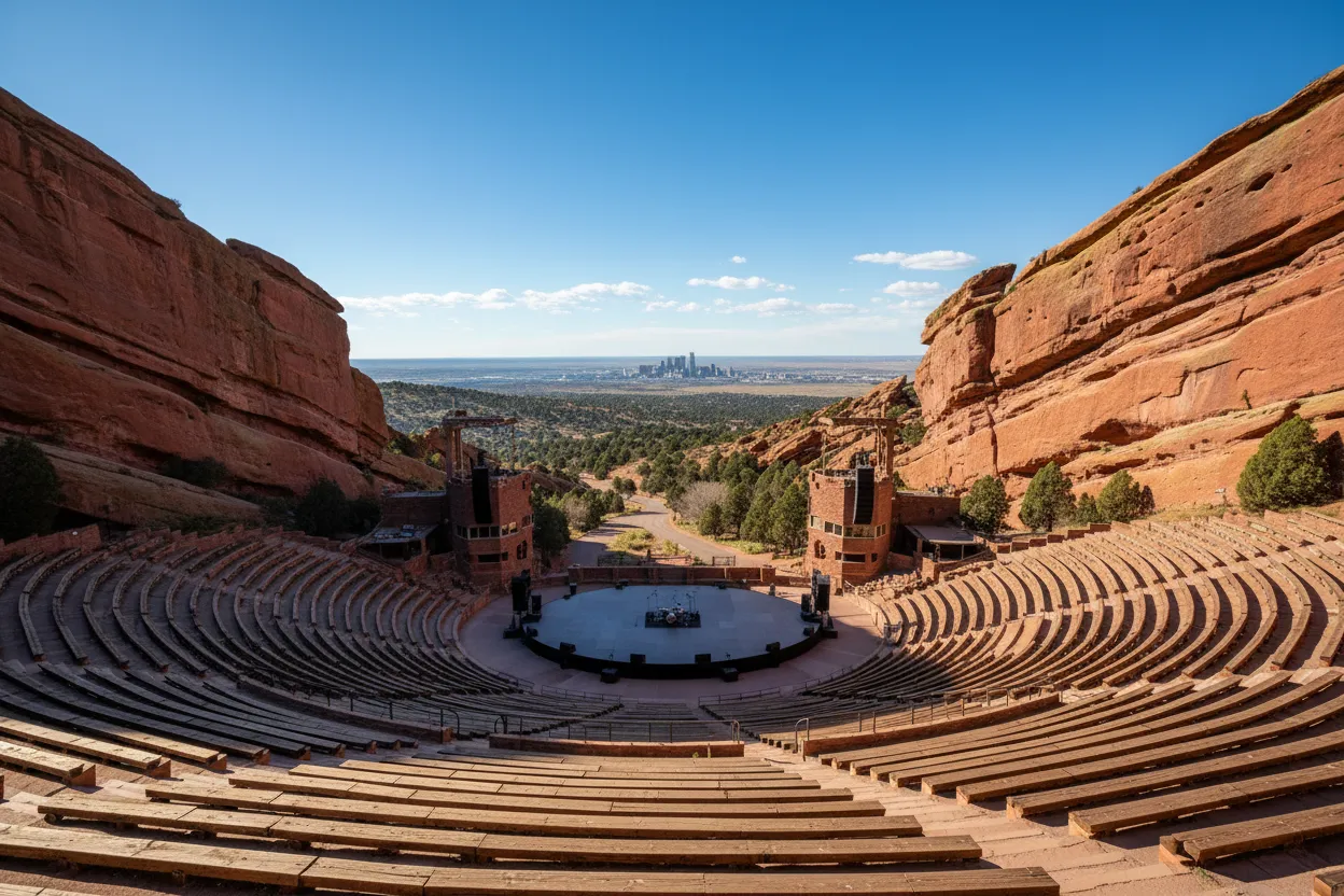 Concert at Red Rocks Amphitheatre