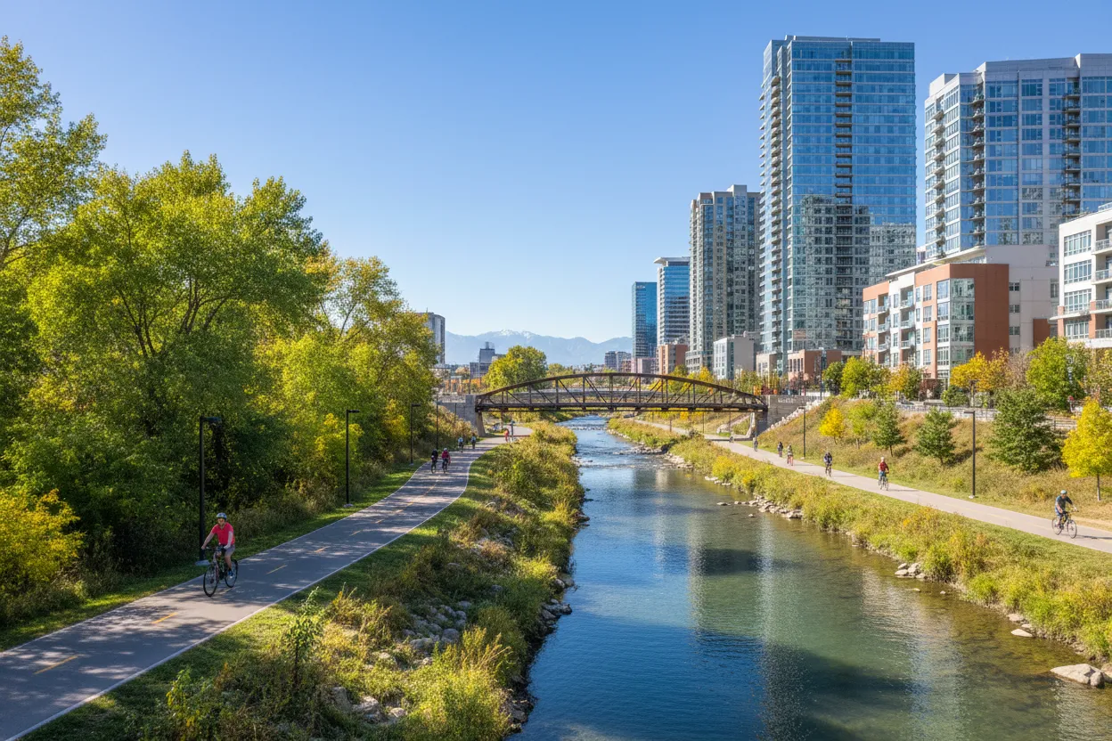 Biking the Cherry Creek Trail