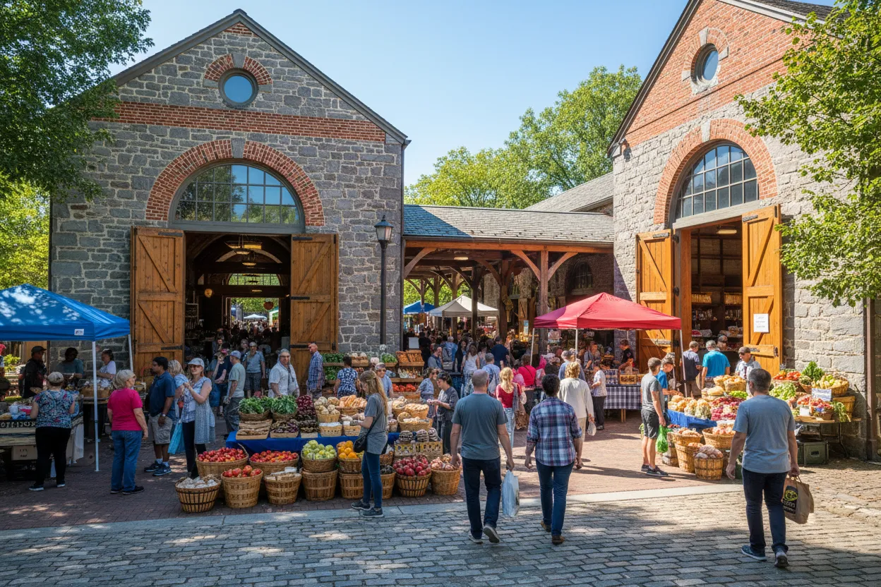Shopping at Broad Street Market