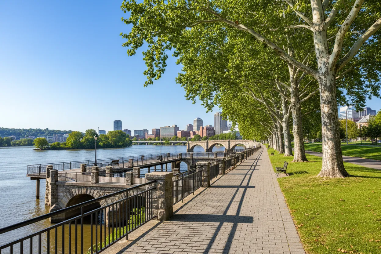 Sunset Walk on City Island