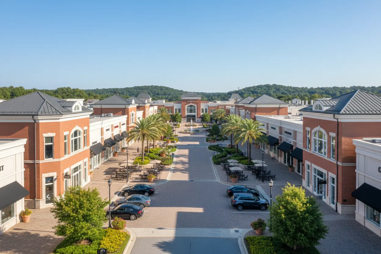 Shopping and Dining at The Summit