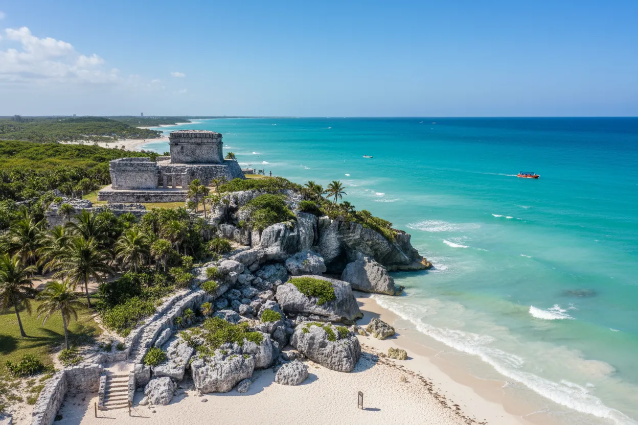 Visiting the Mayan Ruins of Tulum