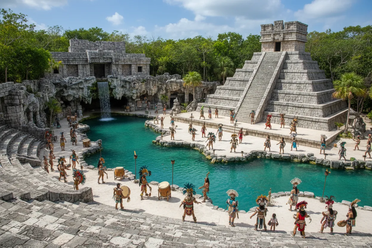 Experiencing Xcaret Night Show