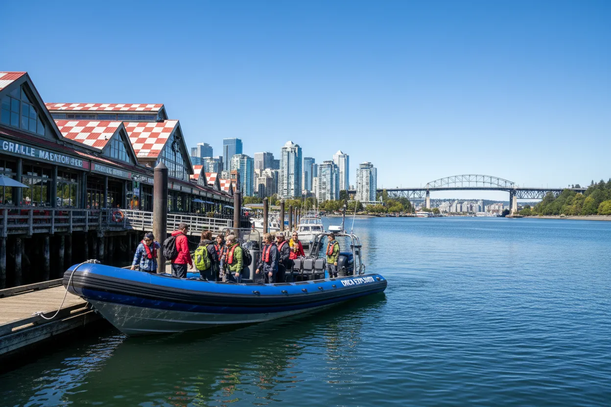 Whale Watching from Granville Island