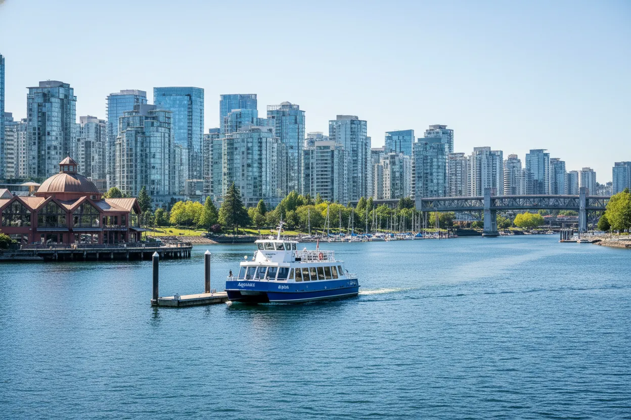 Taking the Aquabus on False Creek