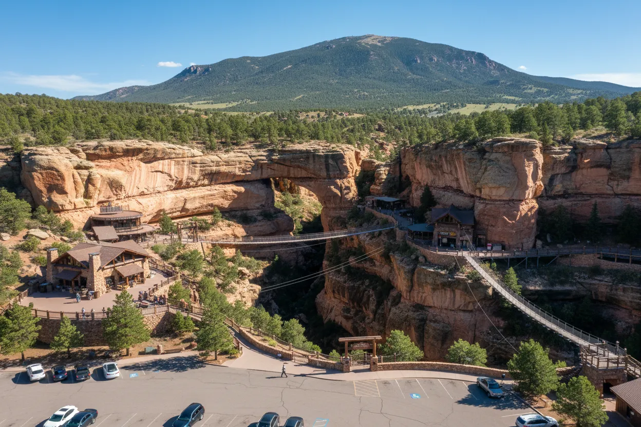 Entrance to Cave of the Winds with Cloud of Goods delivery available in Colorado Springs.
