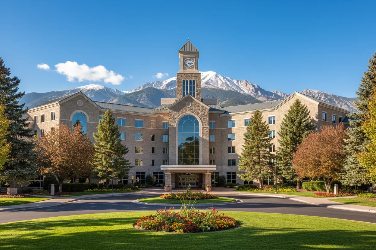 The Antlers hotel downtown with Cloud of Goods delivery service in Colorado Springs.