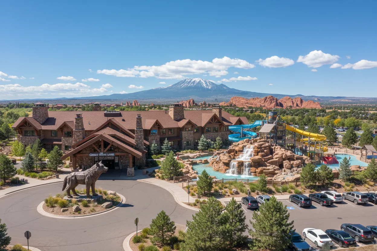 Family fun at Great Wolf Lodge supported by Cloud of Goods rentals in Colorado Springs.