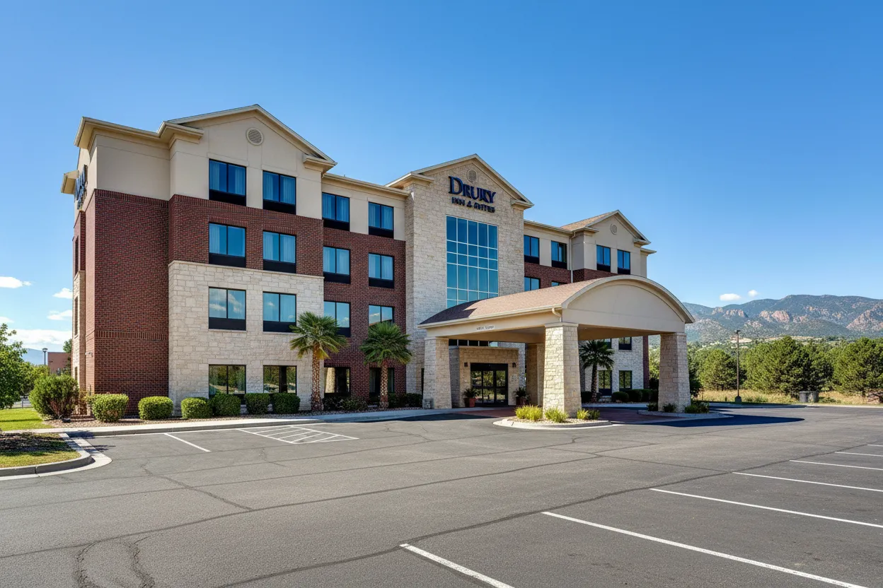 Comfortable stay at Drury Inn supported by Cloud of Goods in Colorado Springs.