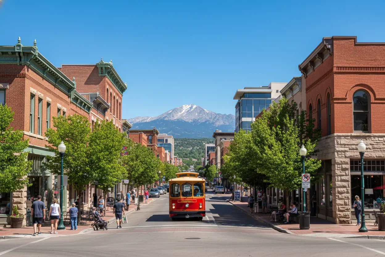 Strolling Downtown Colorado Springs